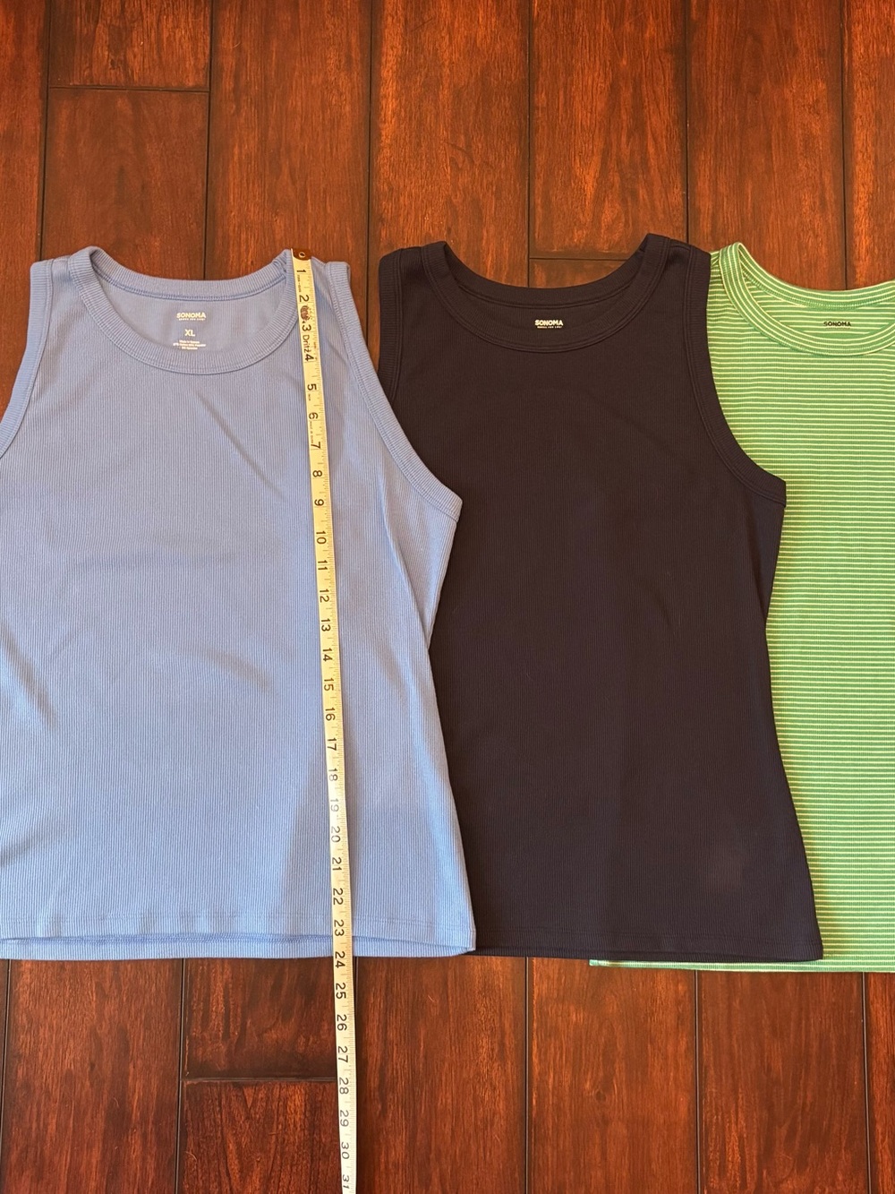 Sonoma Goods for Life XL 3-Piece Ribbed Tank Top Set - Picture 15 of 16